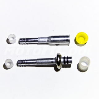 Фитинг RC-U07061 алюминиевый сприн-лок, 6# (3/8 - 8 мм) цена за пару Male & Female.