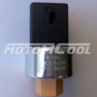 Датчик давления RC-U0460 для Ford/Mondeo, M12-P 1.5 Female On: 3.1 kg/cm2 Off: 1.7 kg/cm2 (Diff) Adjustable +- 0.5 kg/cm2, R134a.