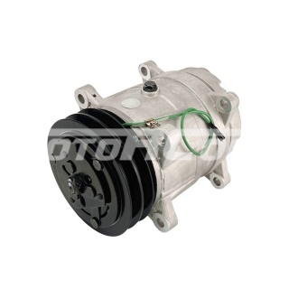 Компрессор RC-U08590 кондиционера CUMMINS (Ø шкива 132 мм, 2A, 24В, R 134a)